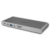 Lindy DST-Pro 5K XT, USB-C sülearvuti dokkimisjaam kolme ekraaniga (4K) või ühe ekraaniga (5K) ja 100 W läbivlaadimisega