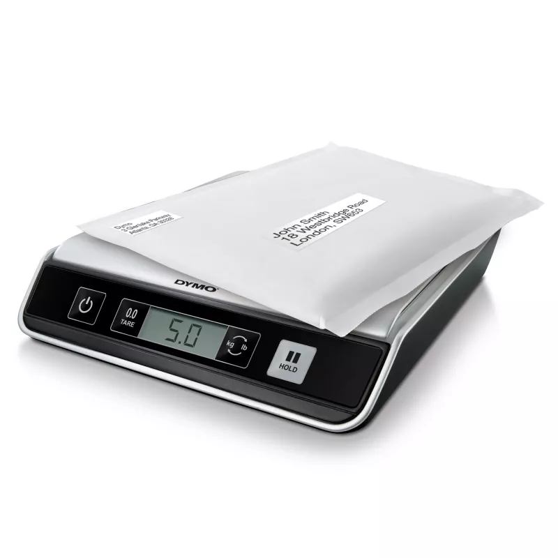 DYMO M10 digitaalne pakendi- ja saatekaal | kuni 10 kg kandevõime | 20 cm x 20 cm