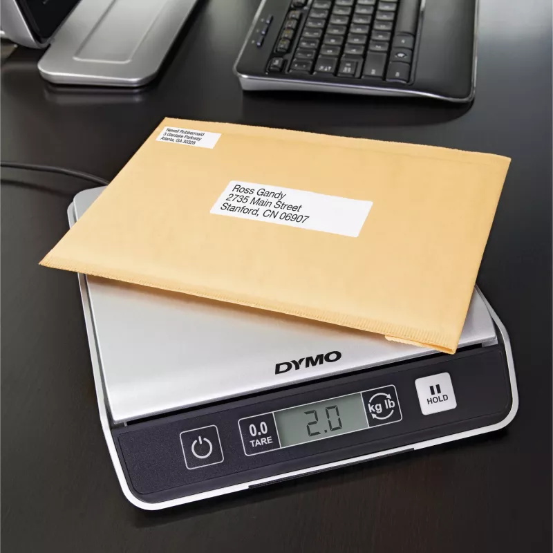 DYMO M10 digitaalne pakendi- ja saatekaal | kuni 10 kg kandevõime | 20 cm x 20 cm