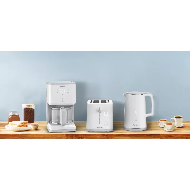 Tefal Sense TT6931 röster — 2 viiluga, 850 W, valge, 7 pruunistusastet, LED-ekraan