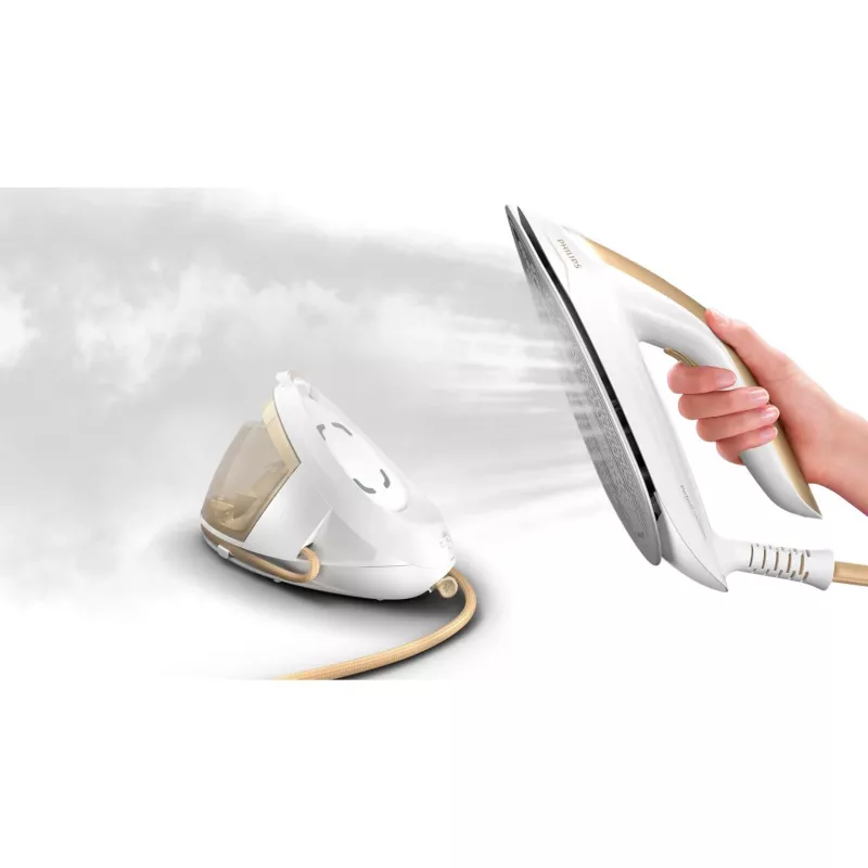 Philips PSG8040/60 aurutriikimisjaam 2700 W 1,8 L SteamGlide Elite tald Kuldne, Valge