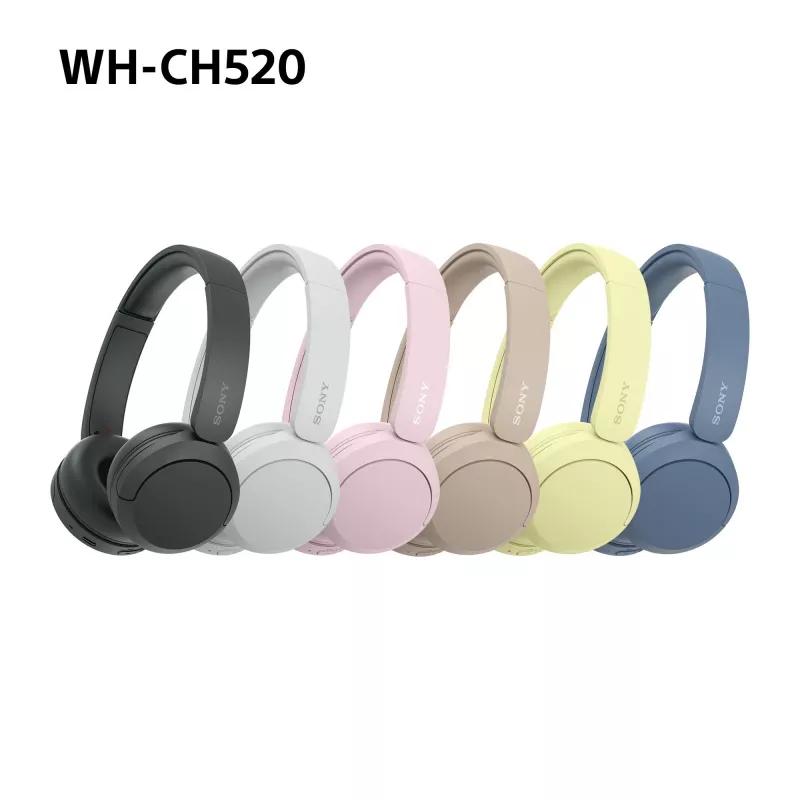 Sony WHCH520P.CE7, juhtmevaba, 20–20000 Hz, kõned/muusika, 147 g, kõrvaklapid, roosa
