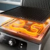 Philips 5000 seeria kontaktgrill, alumiinium, ristkülikukujuline, pöörlev, 200 °C, hingedega kaas, lukustatav kaas, 180°
