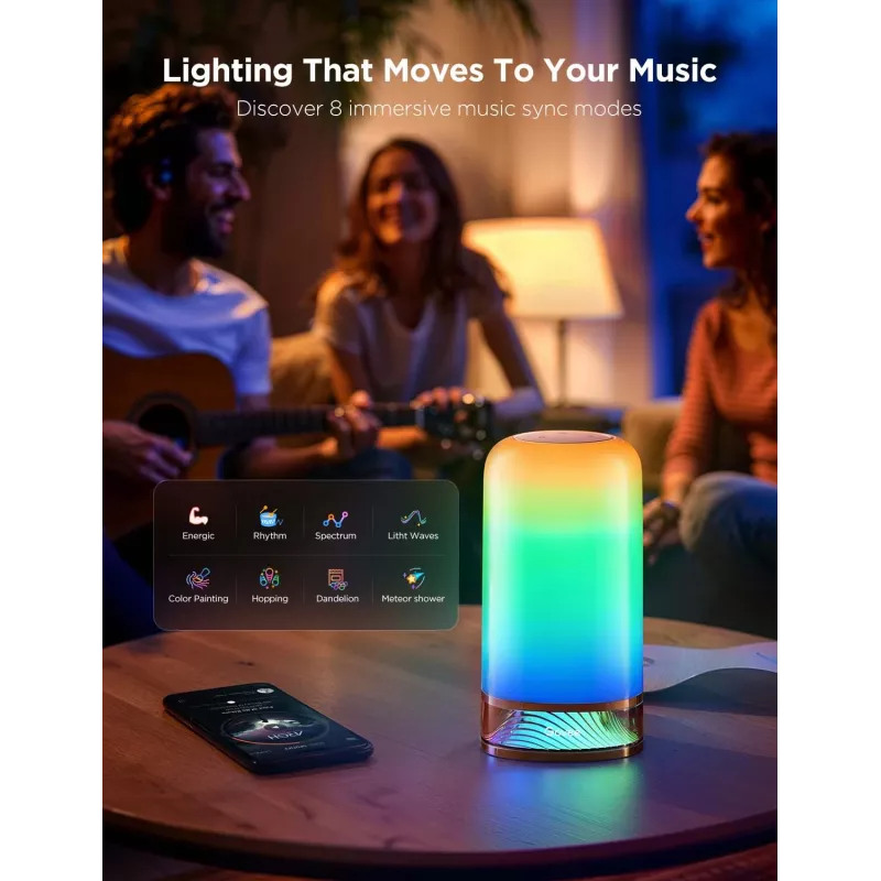 Govee H6022 nutikas laualamp Wi-Fi/Bluetooth