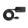 Lindy 10m USB 3.0 Active Extension Pro Hub, USB 3.2 Gen 1 (3.1 Gen 1) Type-A, USB 3.2 Gen 1 (3.1 Gen 1) Type-A, 5000 Mbit/s, must, plastik, ümarkaabel