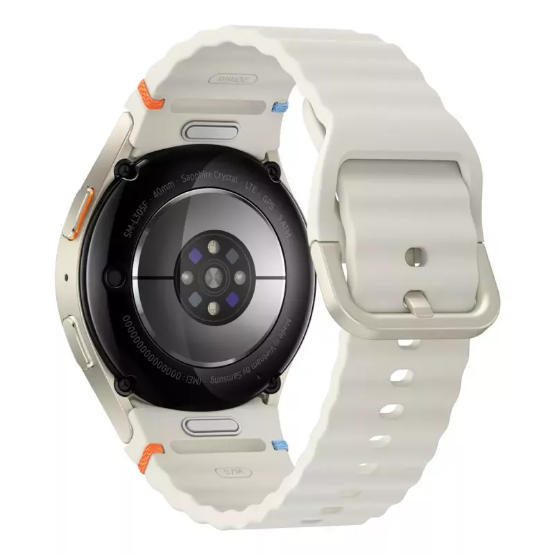 Samsung Galaxy Watch7 3,3 cm (1,3 tolli) AMOLED 40 mm Digitaalne 432 x 432 pikslit Puuteekraan 4G Kreemikas Wi-Fi GPS (satelliit)