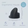 R-Go Tools Ergonoomiline hiir R-Go HE Break koos pausitarkvaraga, keskmine (käe suurus 165-185 mm), vasakukäeline, juhtmega, must