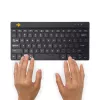 R-Go Tools Ergonoomiline klaviatuur R-Go Compact Break, kompaktne klaviatuur pausitarkvaraga, QWERTY (US), Bluetooth, must