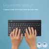 R-Go Tools Ergonoomiline klaviatuur R-Go Compact Break, kompaktne klaviatuur pausitarkvaraga, QWERTY (US), Bluetooth, must