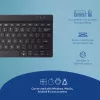 R-Go Tools Ergonoomiline klaviatuur R-Go Compact Break, kompaktne klaviatuur pausitarkvaraga, QWERTY (US), Bluetooth, must