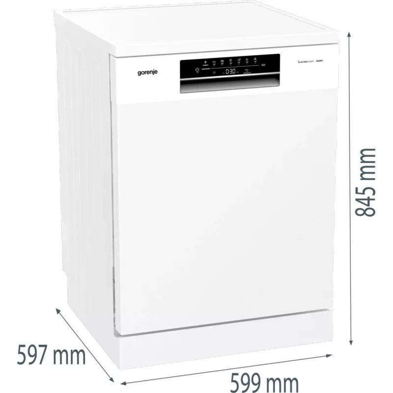 Gorenje GS642E90W vabaltseisev nõudepesumasin 13 komplektile