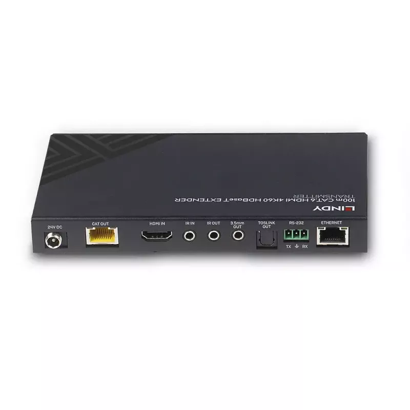 Lindy 100m Cat.6 HDMI 4K60, audio, IR ja RS-232 HDBaseT saatja