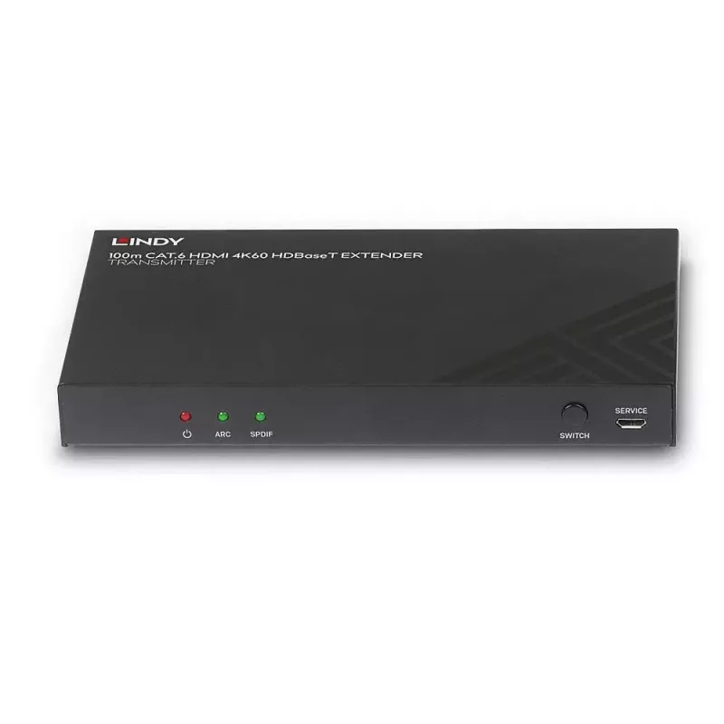 Lindy 100m Cat.6 HDMI 4K60, audio, IR ja RS-232 HDBaseT saatja