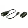 Lindy 50m USB 2.0 Cat.6 pikendaja, võrgusaatja ja -vastuvõtja, 50 m, 480 Mbit/s, Cat5, Cat5e, Cat6, LG-8311, must