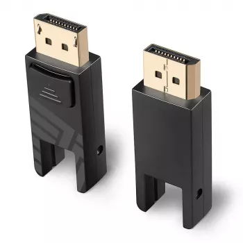 Lindy 10 m fiiberoptiline hübriid-Mini DisplayPort 1.4 kaabel eemaldatavate DP-pistikutega