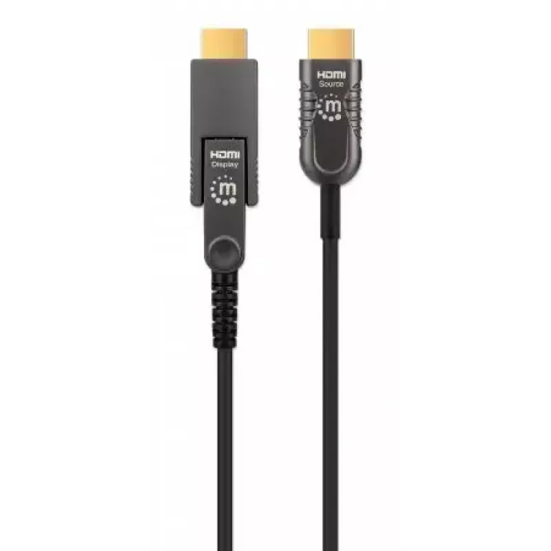 HDMI-Micro-HDMI-kaabel Manhattan 30m 4K@60Hz Aktiivne Kullatud