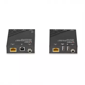 Lindy 70m Cat.6 HDMI 4K60, USB ja heli KVM-pikendaja