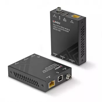 Lindy 70m Cat.6 HDMI 4K60, USB ja heli KVM-pikendaja