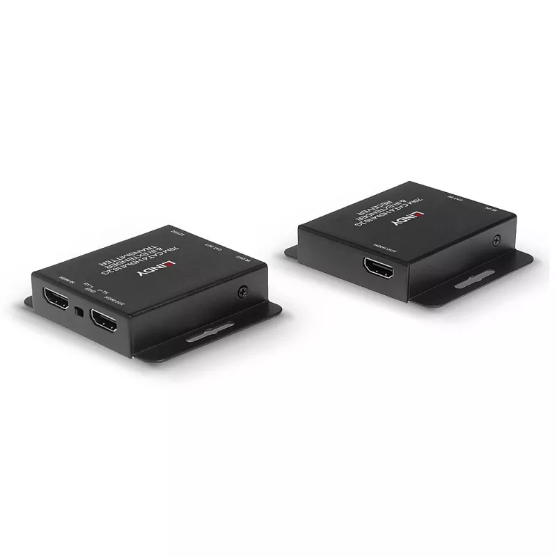 Lindy 70m Cat.6 HDMI 4K30 ja IR pikendaja koos PoC ja Loop Out'iga