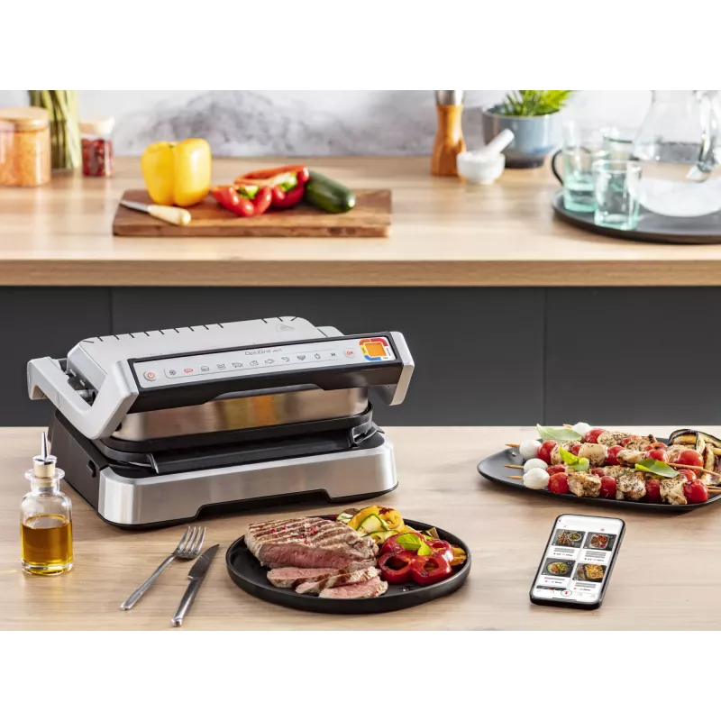 Kontaktgrill Tefal OptiGrill 4in1 GC774D roostevaba teras 2100 W