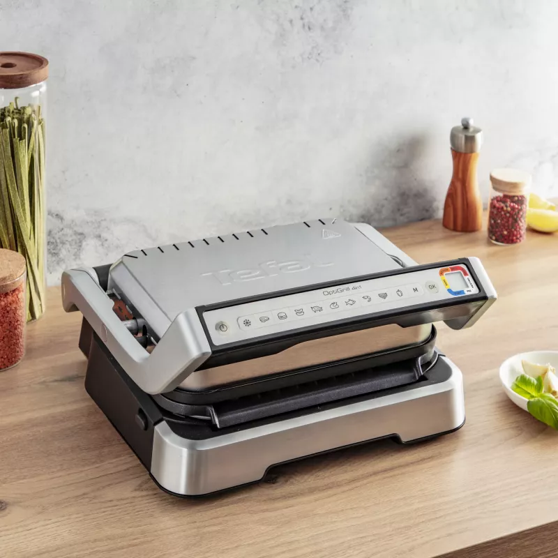 Kontaktgrill Tefal OptiGrill 4in1 GC774D roostevaba teras 2100 W