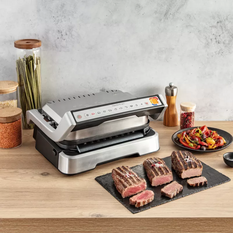 Kontaktgrill Tefal OptiGrill 4in1 GC774D roostevaba teras 2100 W