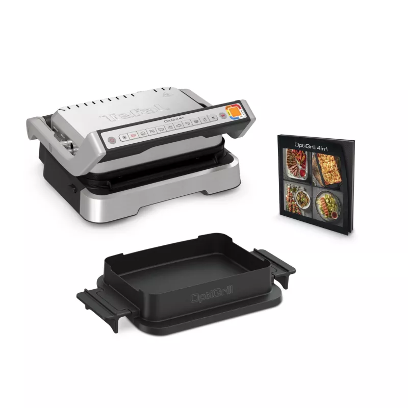 Kontaktgrill Tefal OptiGrill 4in1 GC774D roostevaba teras 2100 W