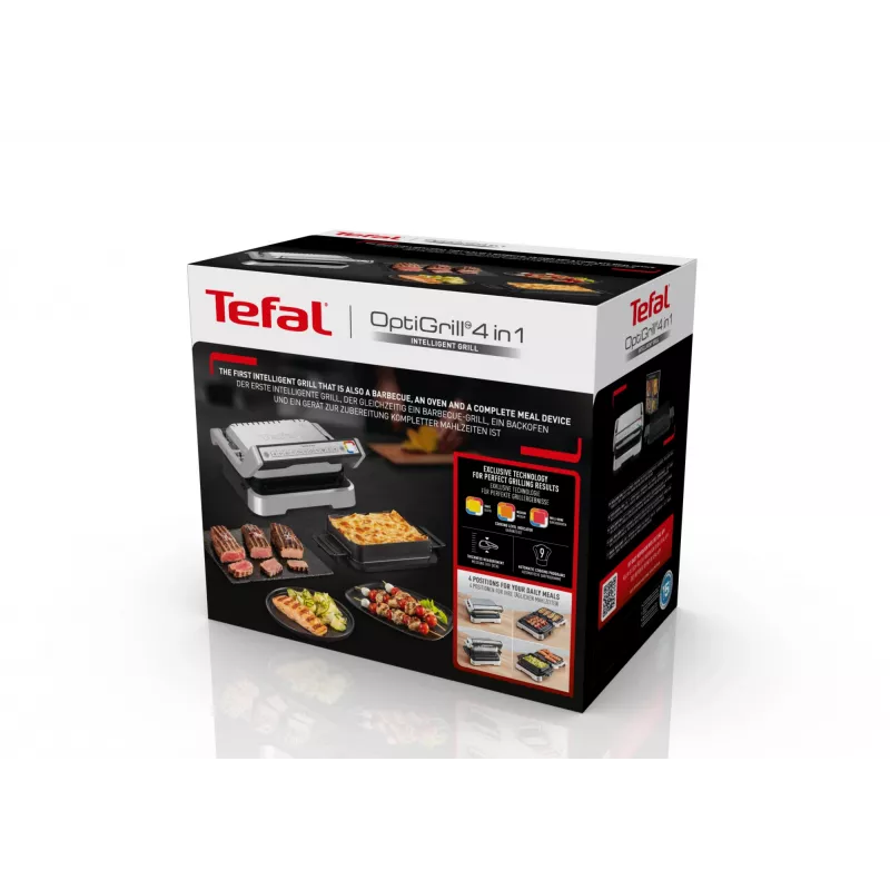 Kontaktgrill Tefal OptiGrill 4in1 GC774D roostevaba teras 2100 W