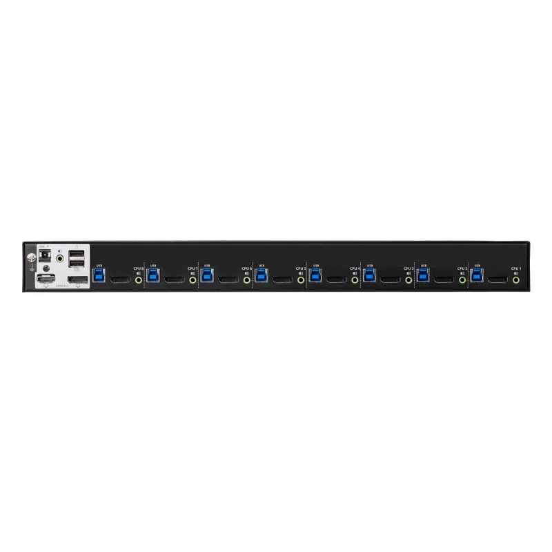 ATEN 8-Port USB 3.0 4K DisplayPort KVM Switch, 4096 x 2160 pikslit, 4K Ultra HD, 18,44 W, Must