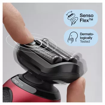Fooliumhabemenuga Braun Series 6 61-R1200s SensoFlex SensoFoil must punane