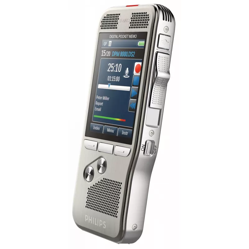 Philips DPM 8300 diktofon sisemälu hõbedane