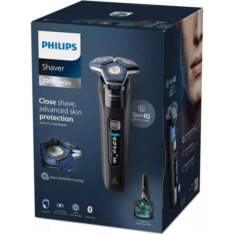 Elektriline rootorpardel Philips Series 7000 S7886/58 — 3 peaga, märg ja kuiv, Li-Ion aku, 60 min tööaeg