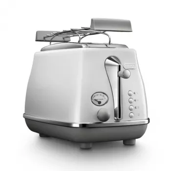 Röster De’Longhi CTOC2103.W 2 viilu 900 W valge roostevaba teras