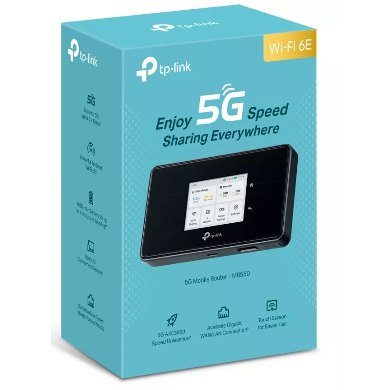 TP-Link M8550(EU) mobiilsidevõrgu seade Mobiilsidevõrgu ruuter