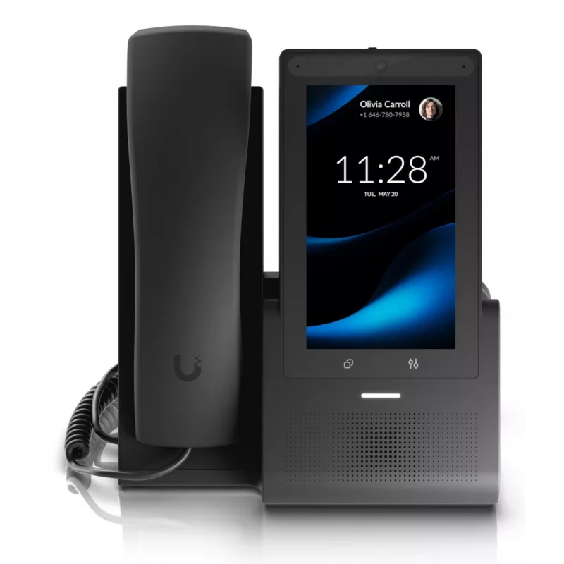 IP-telefon Ubiquiti G3 Touch Pro Must Wi-Fi 5-tolline 5MP kaamera