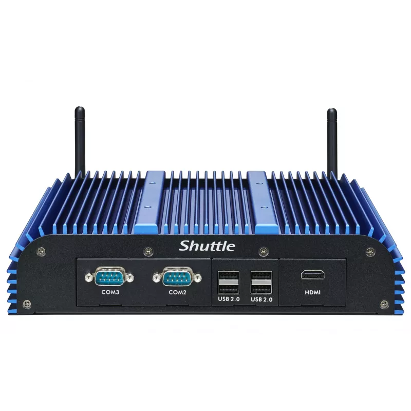 Shuttle BPCAL02-i7 tööstuslik Box-PC, Core i7-1255U, 2x SO-DIMM, 2x LAN, 1x COM, 1xHDMI, 4x USB, ventilaatorita, 24/7 pidev töö