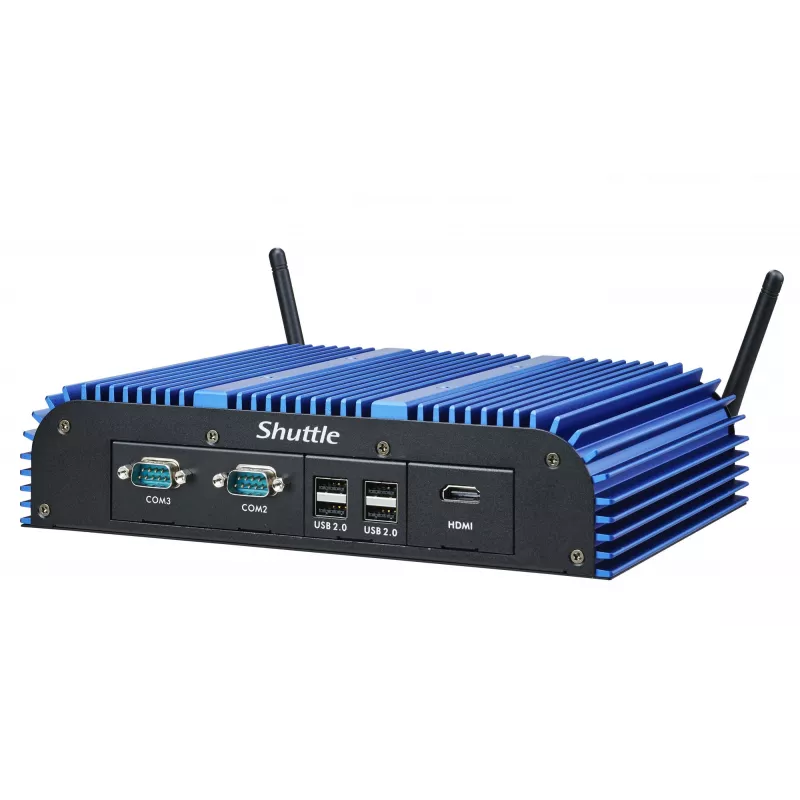 Shuttle BPCAL02-i7 tööstuslik Box-PC, Core i7-1255U, 2x SO-DIMM, 2x LAN, 1x COM, 1xHDMI, 4x USB, ventilaatorita, 24/7 pidev töö