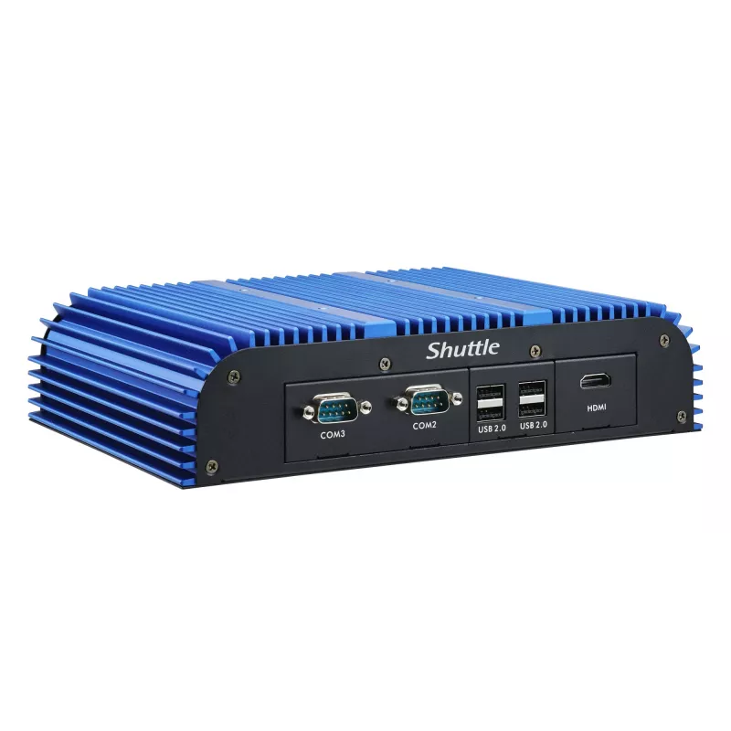 Shuttle BPCAL02-i7 tööstuslik Box-PC, Core i7-1255U, 2x SO-DIMM, 2x LAN, 1x COM, 1xHDMI, 4x USB, ventilaatorita, 24/7 pidev töö