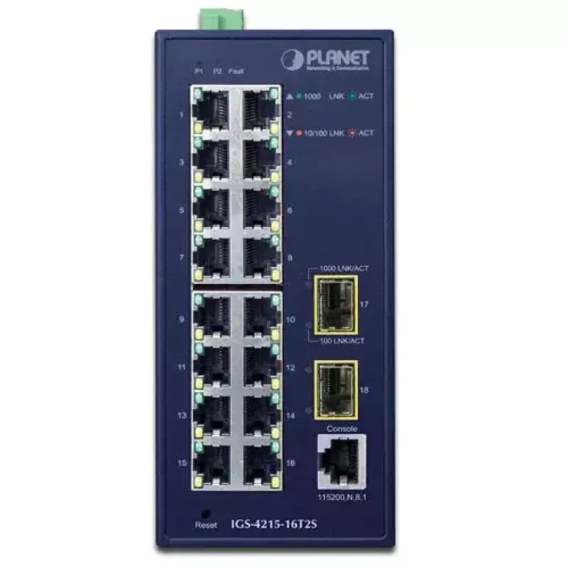Hallatav kommutaator PLANET IGS-4215-16T2S