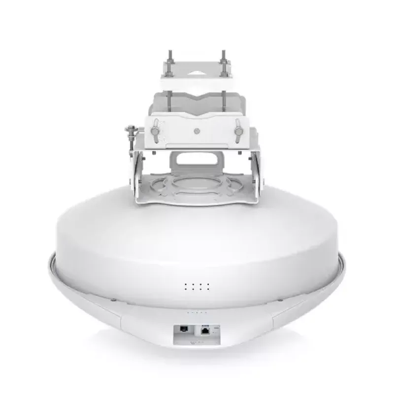 Võrgusild UBIQUITI UISP airFiber 60 XG — 6000 Mbit/s, ulatus kuni 4000 m, gigabitine Ethernet, postikinnitus, valge