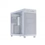 PC korpus ASUS PRIME AP303 TG valge — ATX/Micro-ATX/Mini-ITX, karastatud klaas, USB-C, 360 mm GPU tugi
