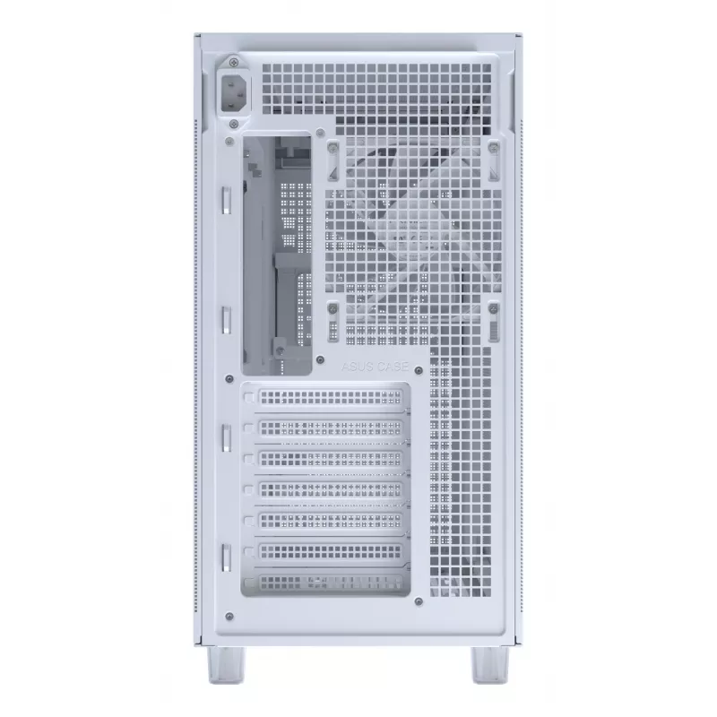 PC korpus ASUS PRIME AP303 TG valge — ATX/Micro-ATX/Mini-ITX, karastatud klaas, USB-C, 360 mm GPU tugi