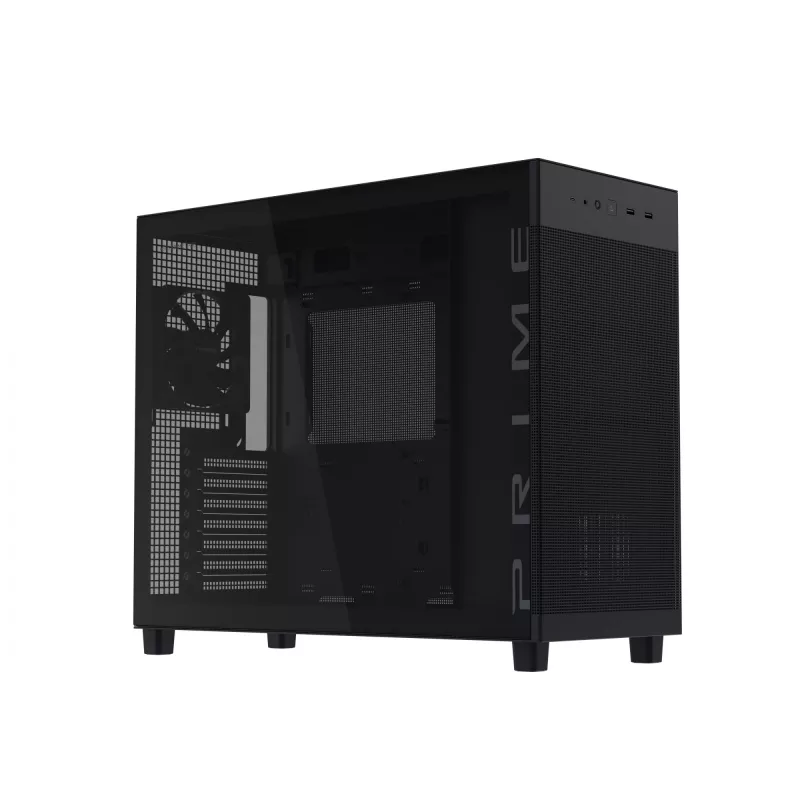 ASUS PRIME AP303 TG Must, PC, Must, micro ATX, Mini-ITX, ATX, 16.5 cm, 36 cm, 18 cm