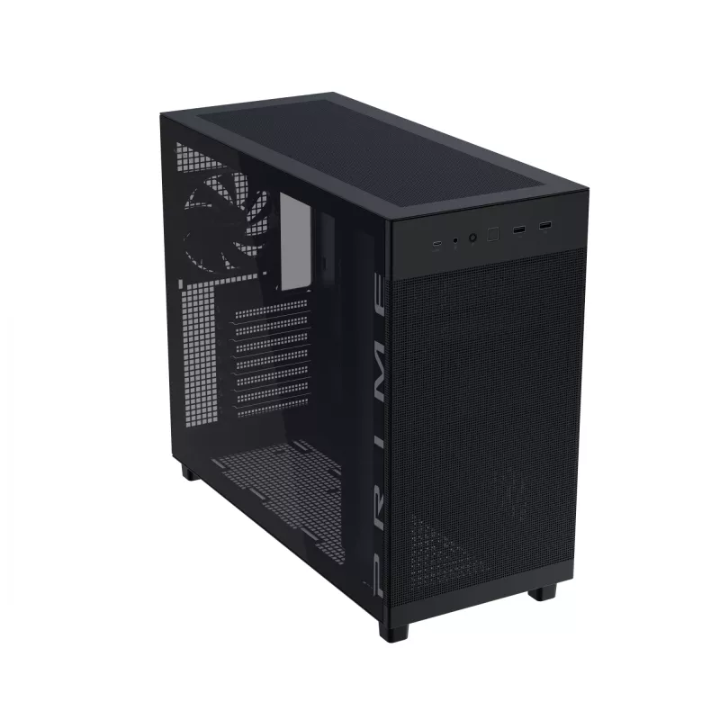 ASUS PRIME AP303 TG Must, PC, Must, micro ATX, Mini-ITX, ATX, 16.5 cm, 36 cm, 18 cm