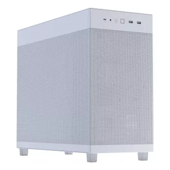 PC korpus ASUS PRIME AP303 Mesh Midi Tower valge — ATX/Micro ATX/Mini-ITX, GPU kuni 36 cm, PSU kuni 18 cm, protsessori jahuti kõrgus 16,5 cm