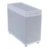 PC korpus ASUS PRIME AP303 Mesh Midi Tower valge — ATX/Micro ATX/Mini-ITX, GPU kuni 36 cm, PSU kuni 18 cm, protsessori jahuti kõrgus 16,5 cm