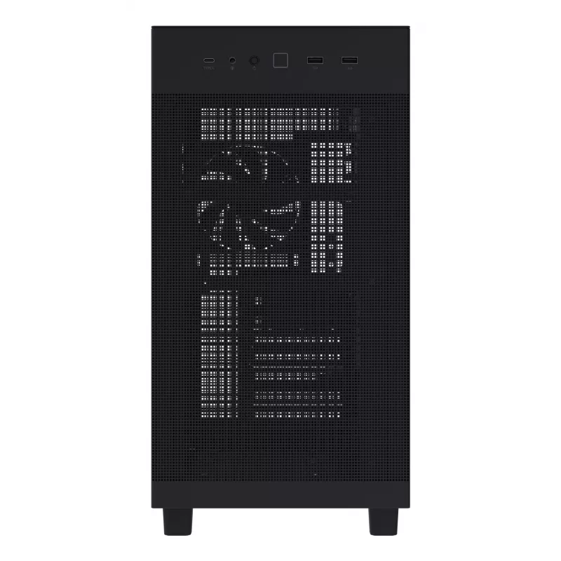 PC case ASUS Prime AP303 Mesh Midi Tower — ATX, supports GPU 36 cm, CPU cooler 165 mm, USB-A 2×, USB-C 1