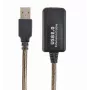 GEMBIRD aktiivne USB 2.0 pikenduskaabel, 10 m, must