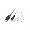 KVM-lüliti ATEN CS22DP-AT 2-pordiline USB DisplayPort, 4K@30Hz, USB-A konsool, heli, 1,2 m kaabel