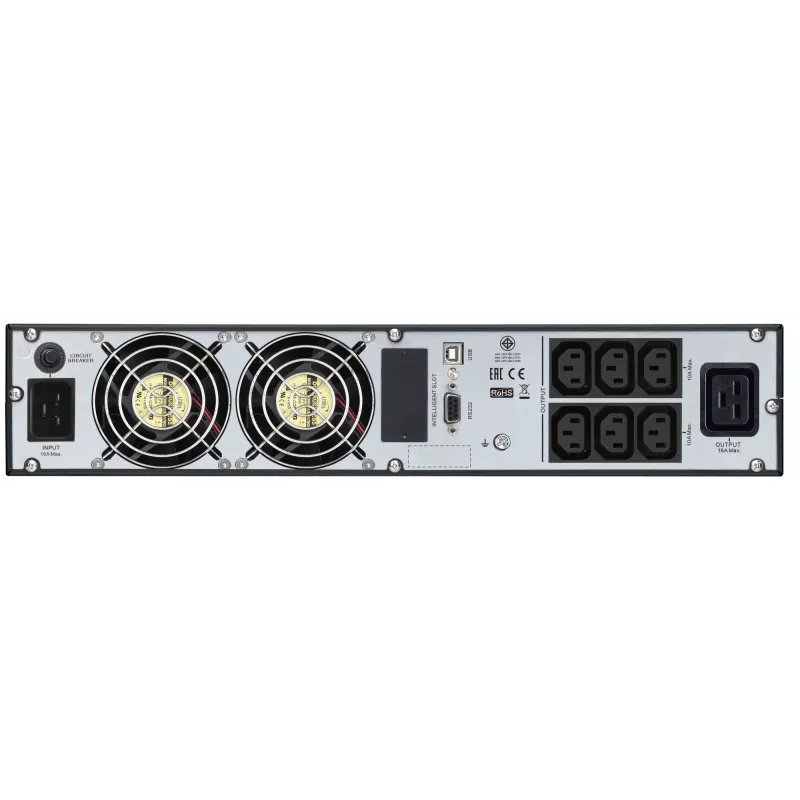 APC SRV3KRI katkematu toiteallikas (UPS) topeltmuundus (Online) 3 kVA 2400 W 7 pistikupesa
